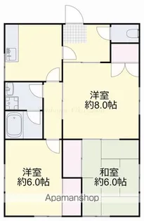 アネックス門田【201号室】の間取り