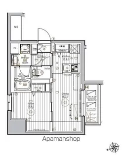 メイクス上前津Ⅳ【201号室号室】の間取り