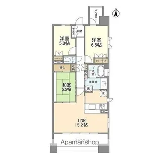 3LDKの間取り画像