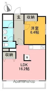 コーポマルベリ北新田【3階】の間取り