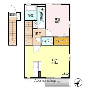 ヴィラ マグノリア【2階】の間取り