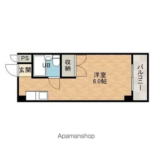 ウエストコート【3階】の間取り