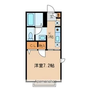 プレジオAX【201号室号室】の間取り