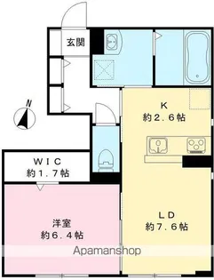 MAISON CONFORT VIVRE【1階】の間取り