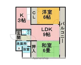 コートイケガミ【4階】の間取り