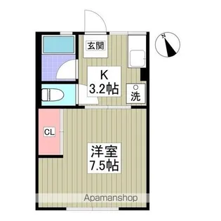 サンライフ21【1階】の間取り