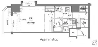 フェニックス横濱関内BAY MARKS【9階】の間取り