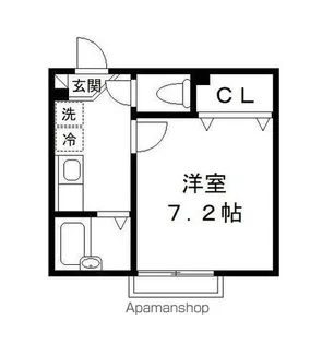 バンクール藤枝 弐番館【202号室号室】の間取り