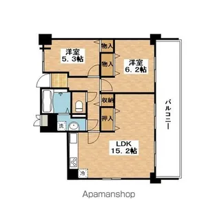 メゾン津雲台【2階】の間取り