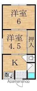 阿波乃荘【2階】の間取り