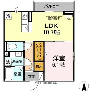 セレスティア助光 B棟【3階】の間取り