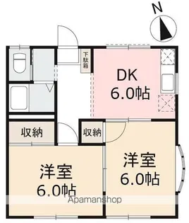 エステイトピア松縄【203号室】の間取り