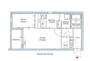 リアンレガーロ平尾ステーション【5階】の間取り