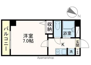 メテオーロ舞浜【1階】の間取り