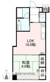 KOHKAビル(5F・6F)【602号室】の間取り