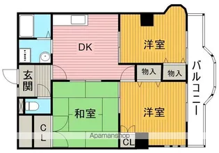 プランドール東豊中Ⅱ【6階】の間取り