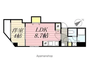 カレント幕張【4階】の間取り