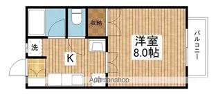 ガーデンシティハウスC棟【207号室】の間取り