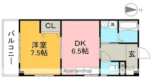 サンハイツ88【4階】の間取り