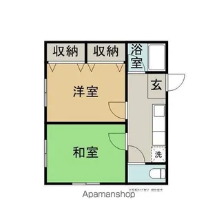 コーポくどう【C号室】の間取り