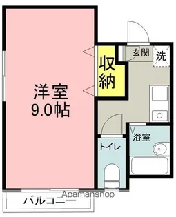 グリーンメドウ【201号室】の間取り