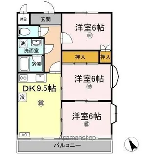 アゼリア祇園【4階】の間取り