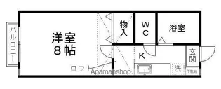 ロワール弐番館【1階】の間取り