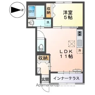 コロレ【1階】の間取り