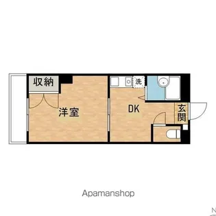 メイプルエイト【7階】の間取り