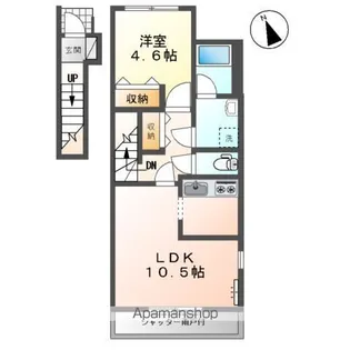 ヴェルジェⅠ【2階】の間取り
