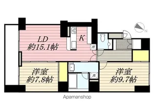 T’S GARDEN北柏 2号棟【5階】の間取り