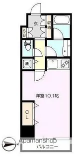 東京都新宿区西新宿6丁目【マンション】の間取り