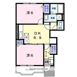 N&YアベニューC【1階】の間取り