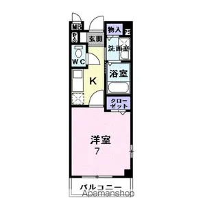 ゼファー【1階】の間取り