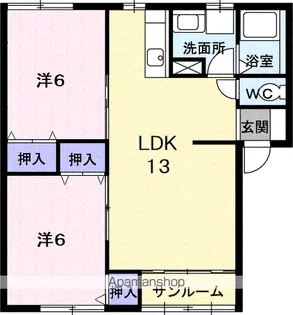 クレストール610【1階】の間取り