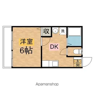 東京都日野市大字新井【アパート】の間取り