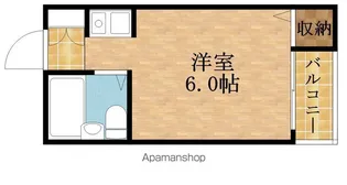 ジュネス大宮Ⅱ【407号室】の間取り