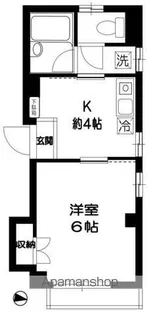 シャトー白馬【1階】の間取り