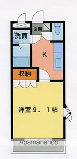 フルール【207号室】の間取り