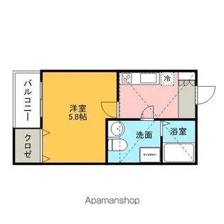 プレジール吉塚【1階】の間取り