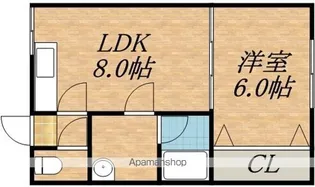パールマンション【2階】の間取り