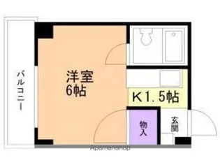 タイム15【105号室】の間取り