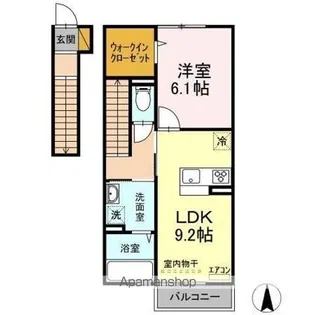 GRAND CALICE (グランカリス)【2階】の間取り
