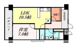 コーポ白鳥【402号室】の間取り