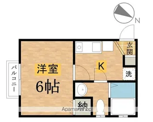 プレナスみなみ野【1階】の間取り