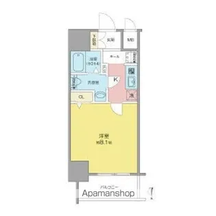 SHOKEN Residence名古屋SOUTH【13階】の間取り