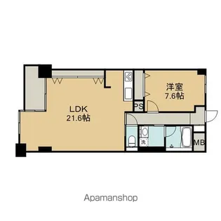 イーグルヘッド橦木【11階】の間取り