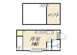 リバーサイド貝塚【2階】の間取り