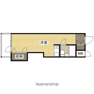 瀧川ブリックコート【101号室】の間取り