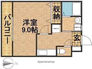 磐田ヒルズⅠ【1階】の間取り